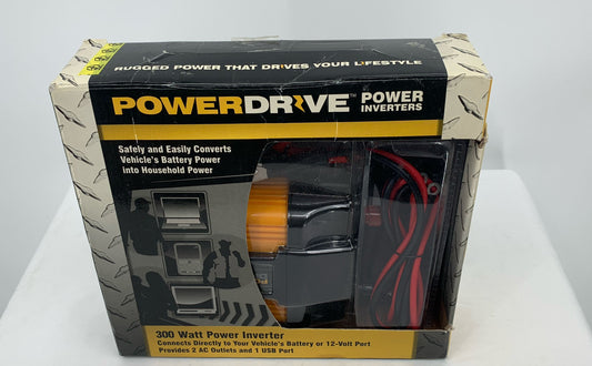 Powerdrive 300 Watt 110 V Power Inverter Brand New In Box