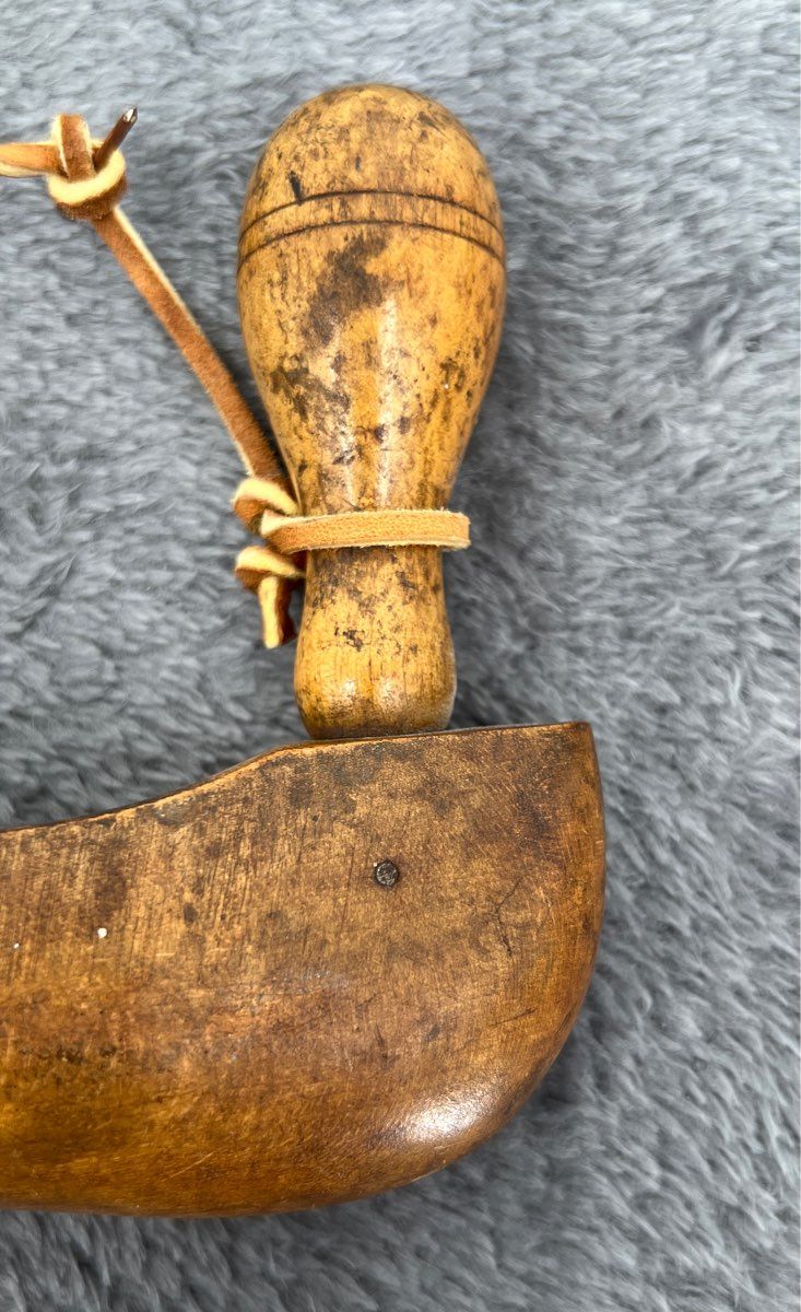 Vintage Wooden Functional Left Shoe Last/Shoe Stretcher-With Swivel Heel-L51
