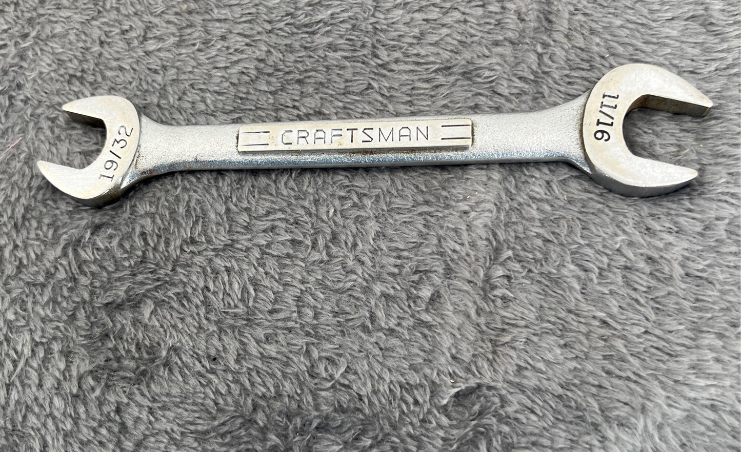 Vintage Craftsman Wrenches Lot Of 2 5/8" & 11/16-19/32" Combo Wrench-Forged USA