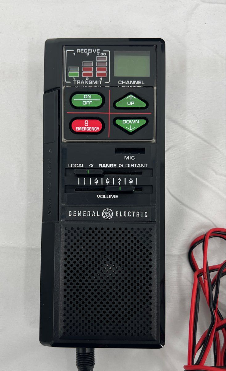 VTG GE Help! Full Power 40 Channel 2-Way Emergency/Info CB Radio 3-59098-Tested