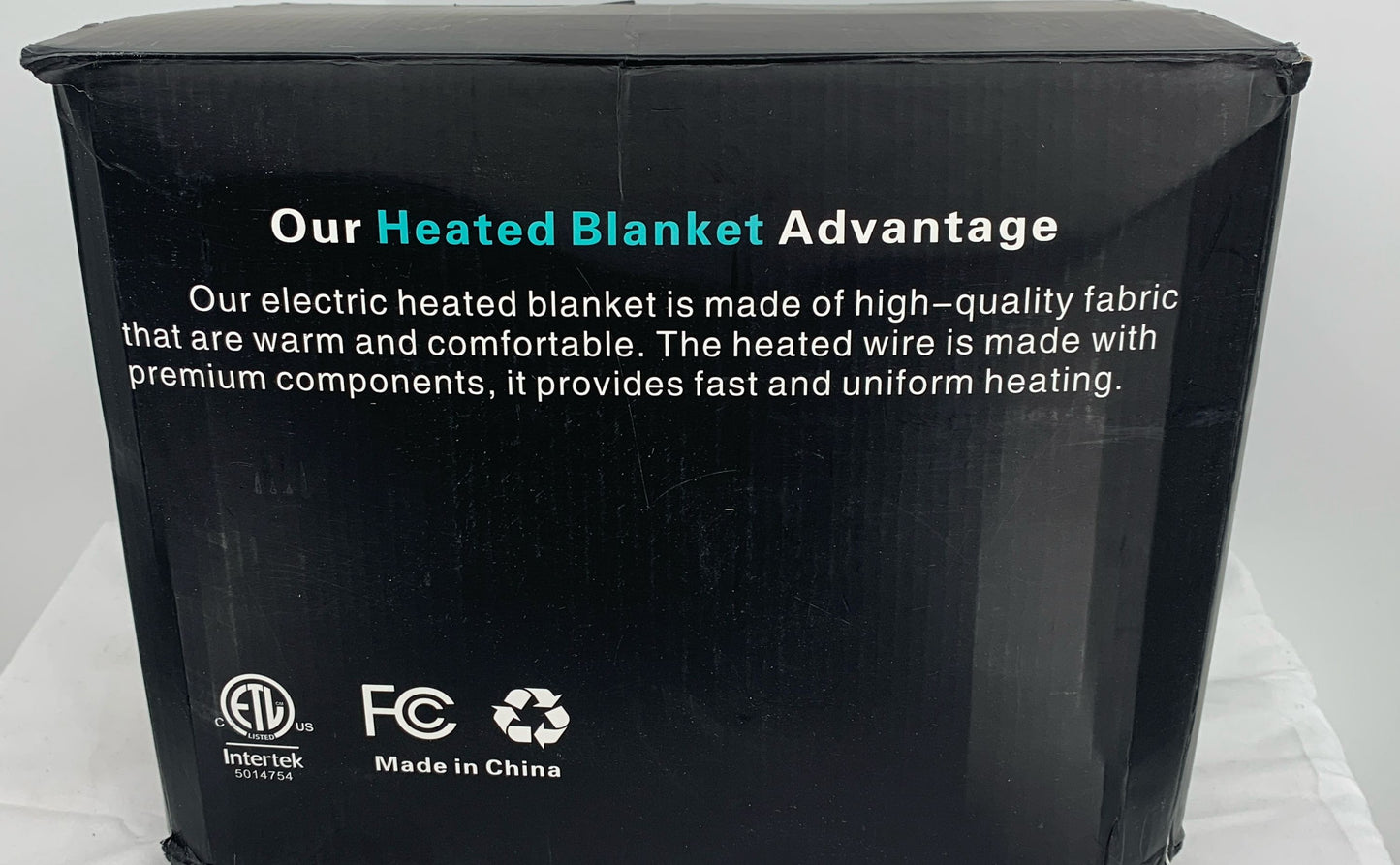 ESTINGO Heated Electric Blanket Throw 50"x60" Heating Throw Blanket YCDM-EB5060