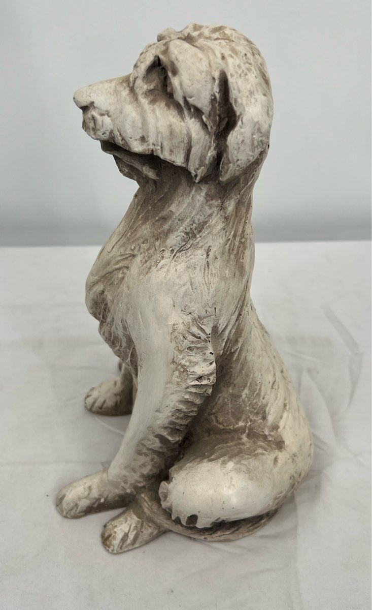 A. Briggs Pottery #4 Collectible Sitting Dog Figurine-Limited Edition 1991-9.5"