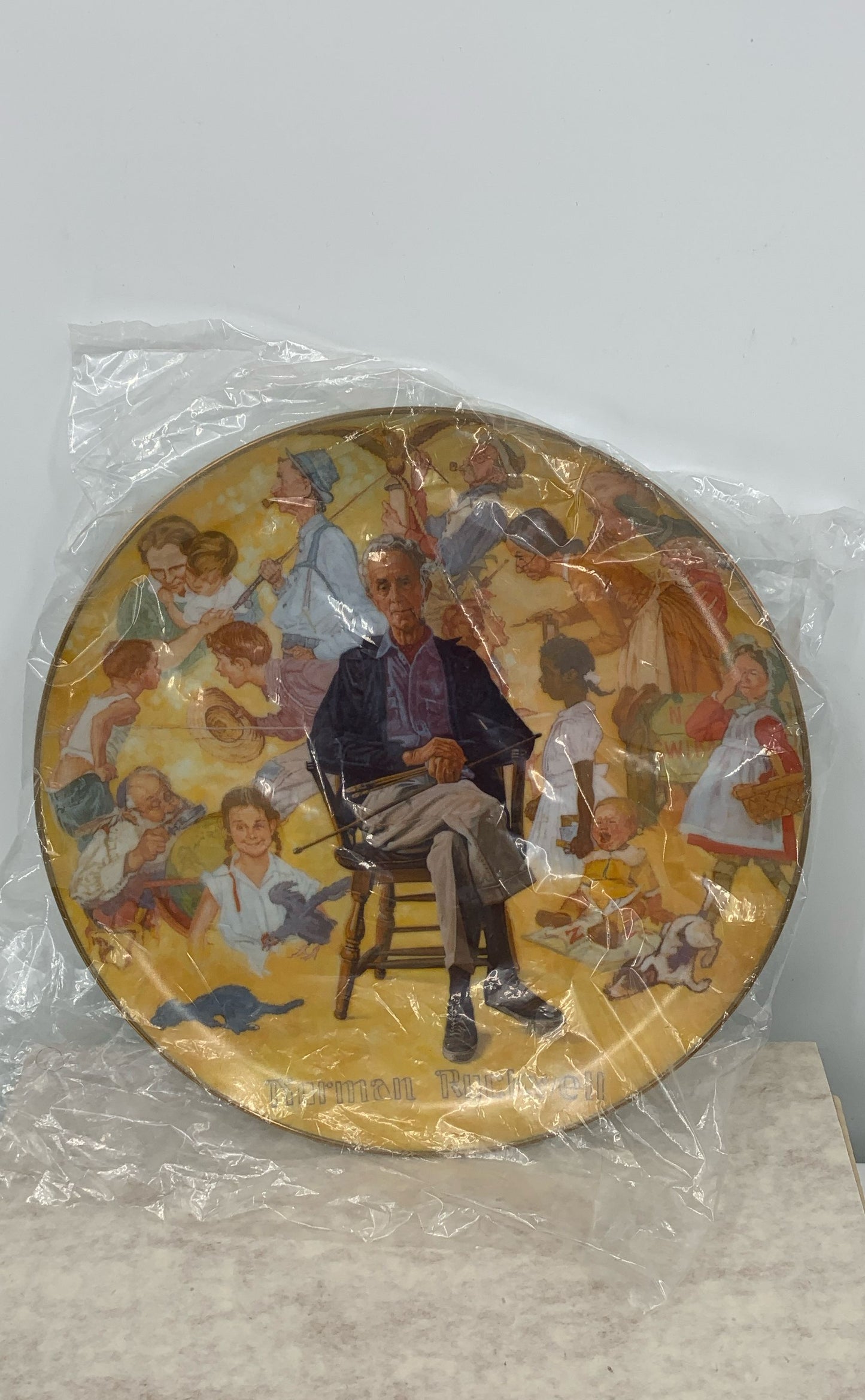 Vintage Norman Rockwell Remembered 1979 Limited Edition Commemorative Plate