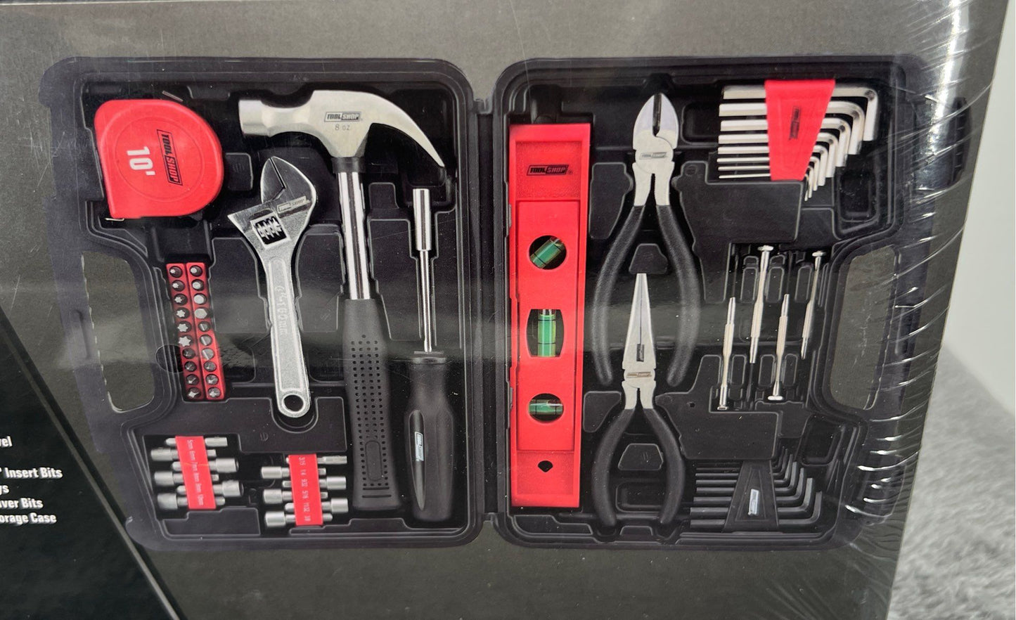 New Tool Shop 60 Piece Homeowner Tool Box Set #244-1001-Guaranteed Forever