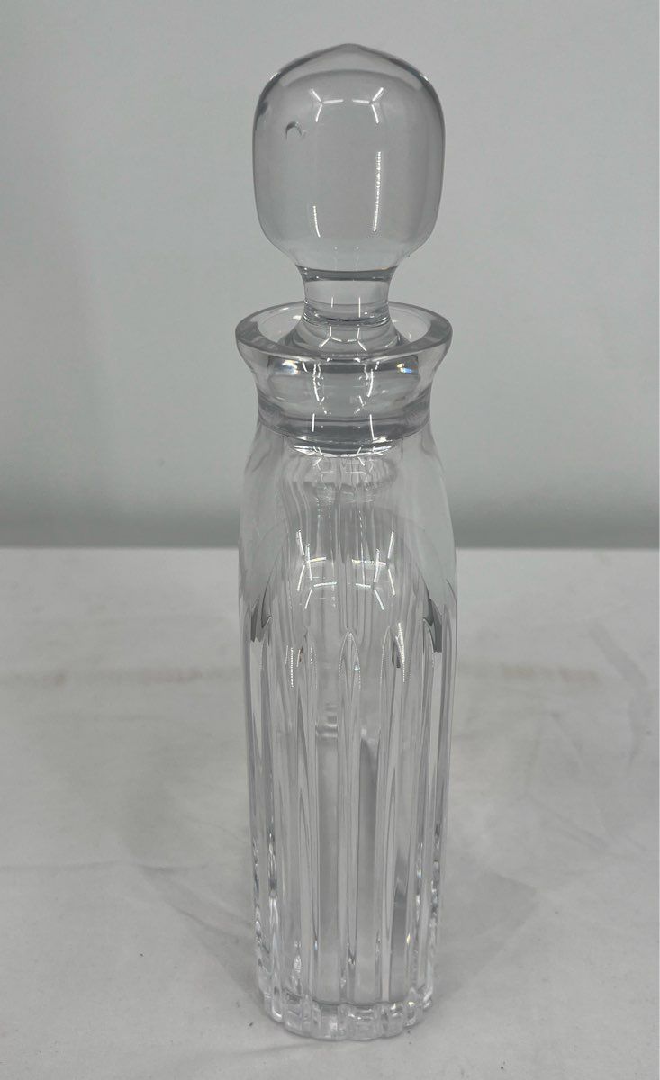 Vintage Atlantis Sonnet Pattern Crystal Whiskey Decanter With Stopper 1970's