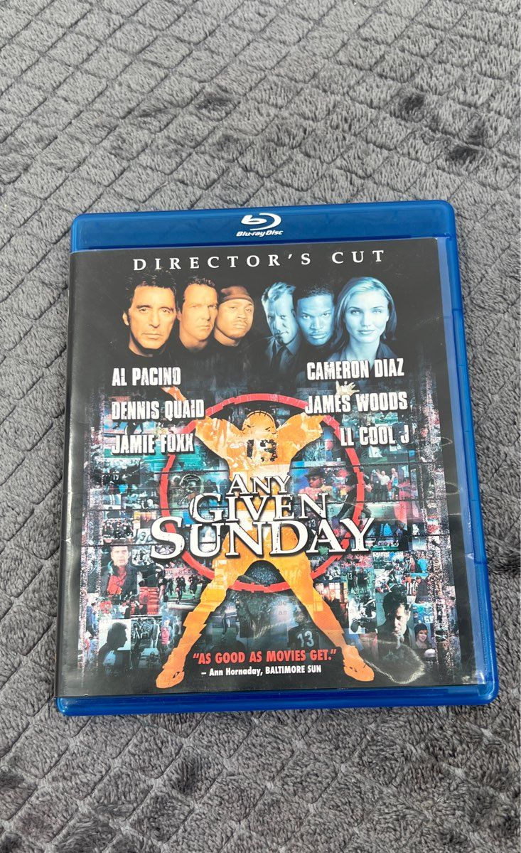 Any Given Sunday Director's Cut Blu-Ray Disc (R) 1999 Warner Bros. Pictures