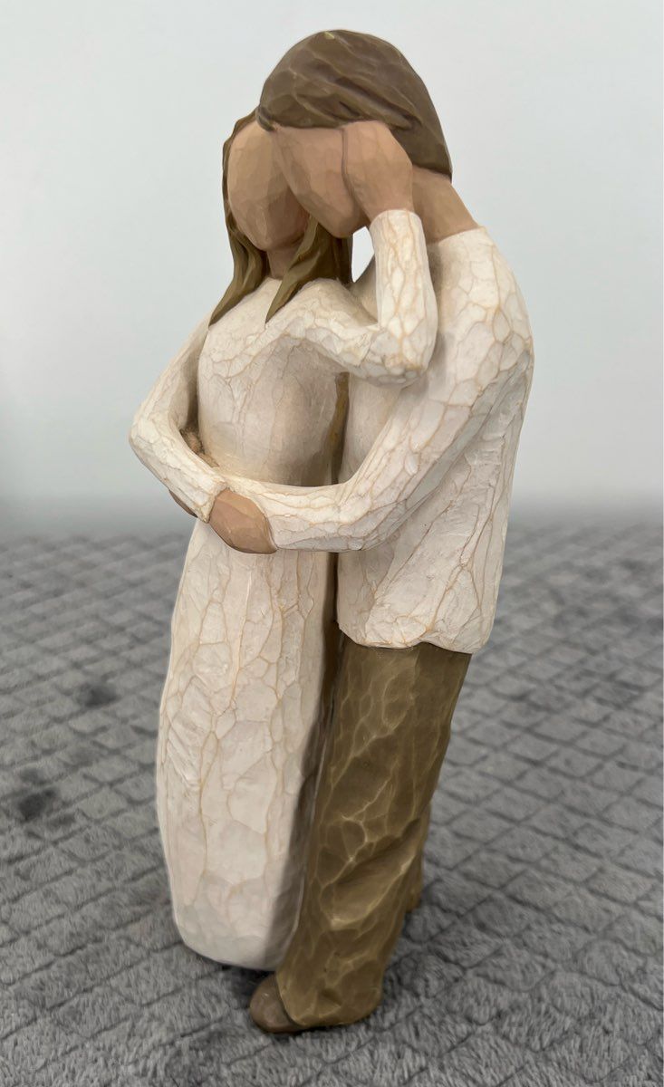 Vintage Willow Tree Together 9" Couple Figurine-Demdaco By Susan Lordi-2000