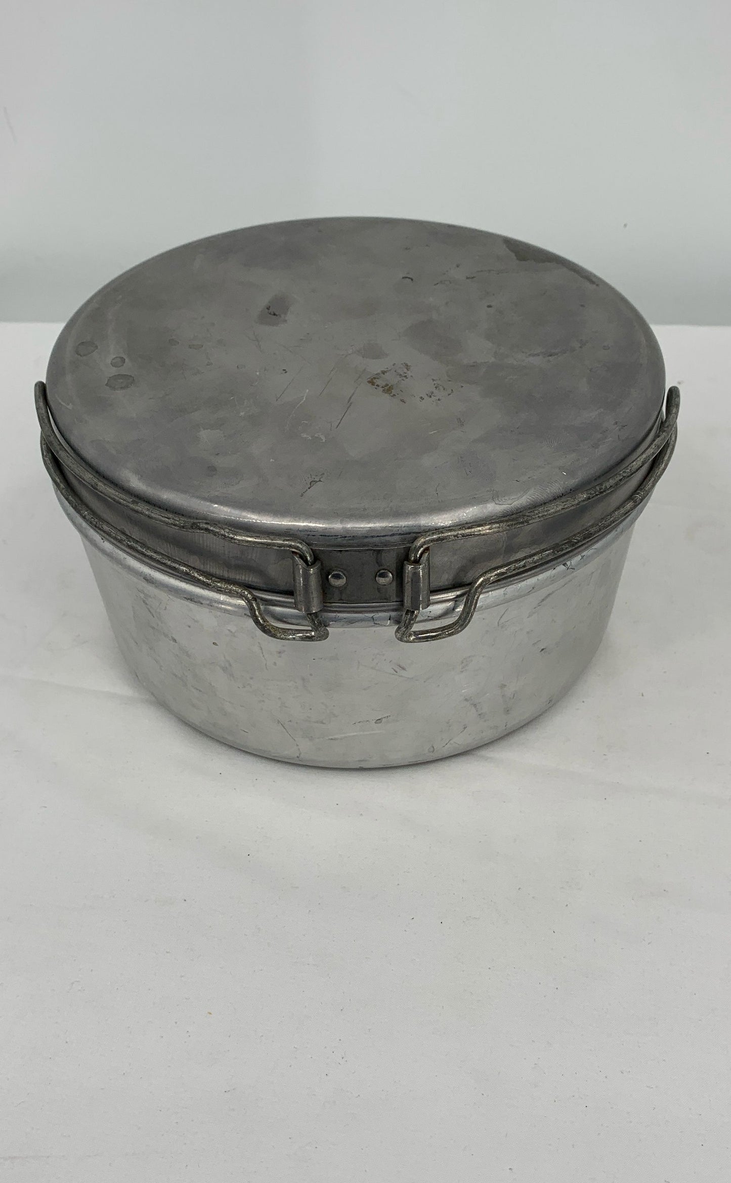 Vintage U.S. F.E.S. CO. 1953 Military-Korean War 3-Piece Aluminum Cook Set
