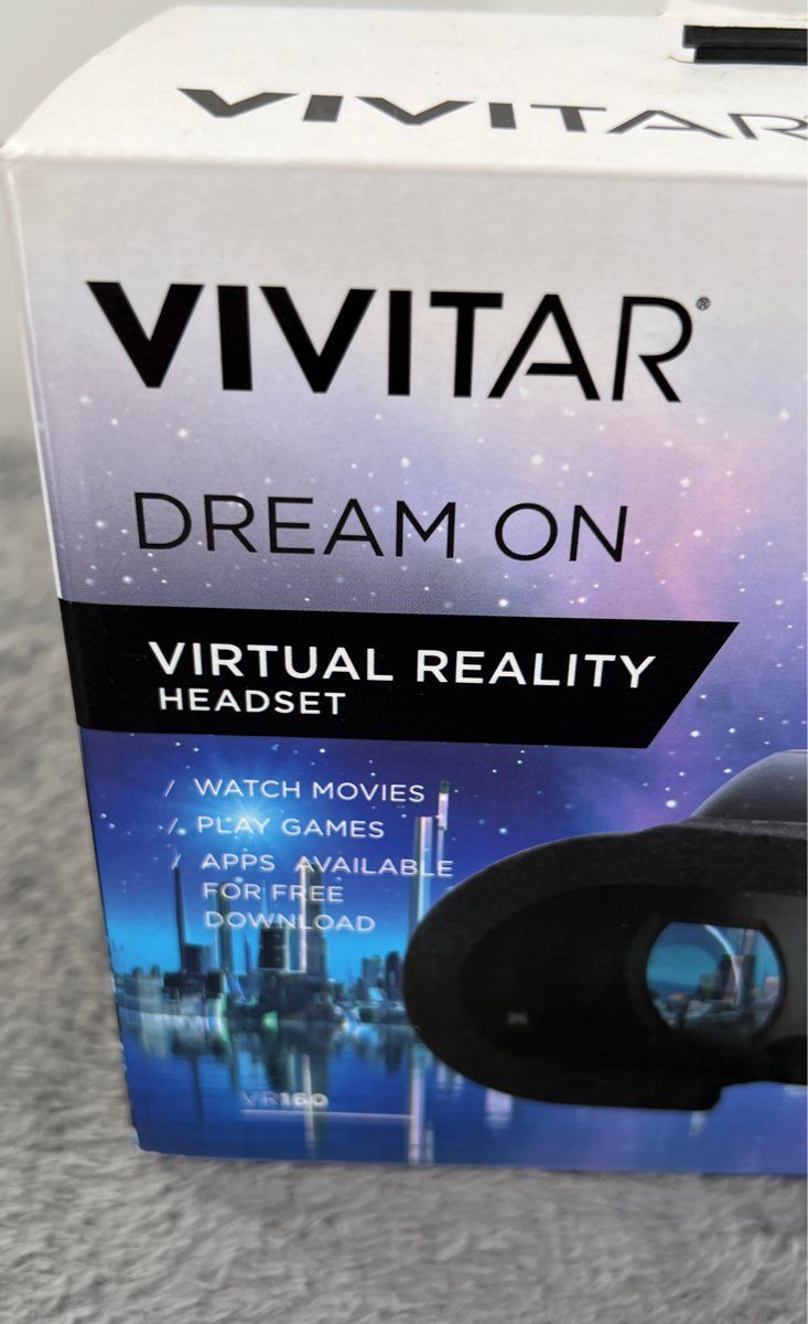 Vivitar Dream On Virtual Reality Headset-VR160-MID#1500916-Fits Any Smartphone