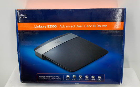 Cisco Linksys E2500 Advanced Dual-Band N Router 300+ Mbps Speed