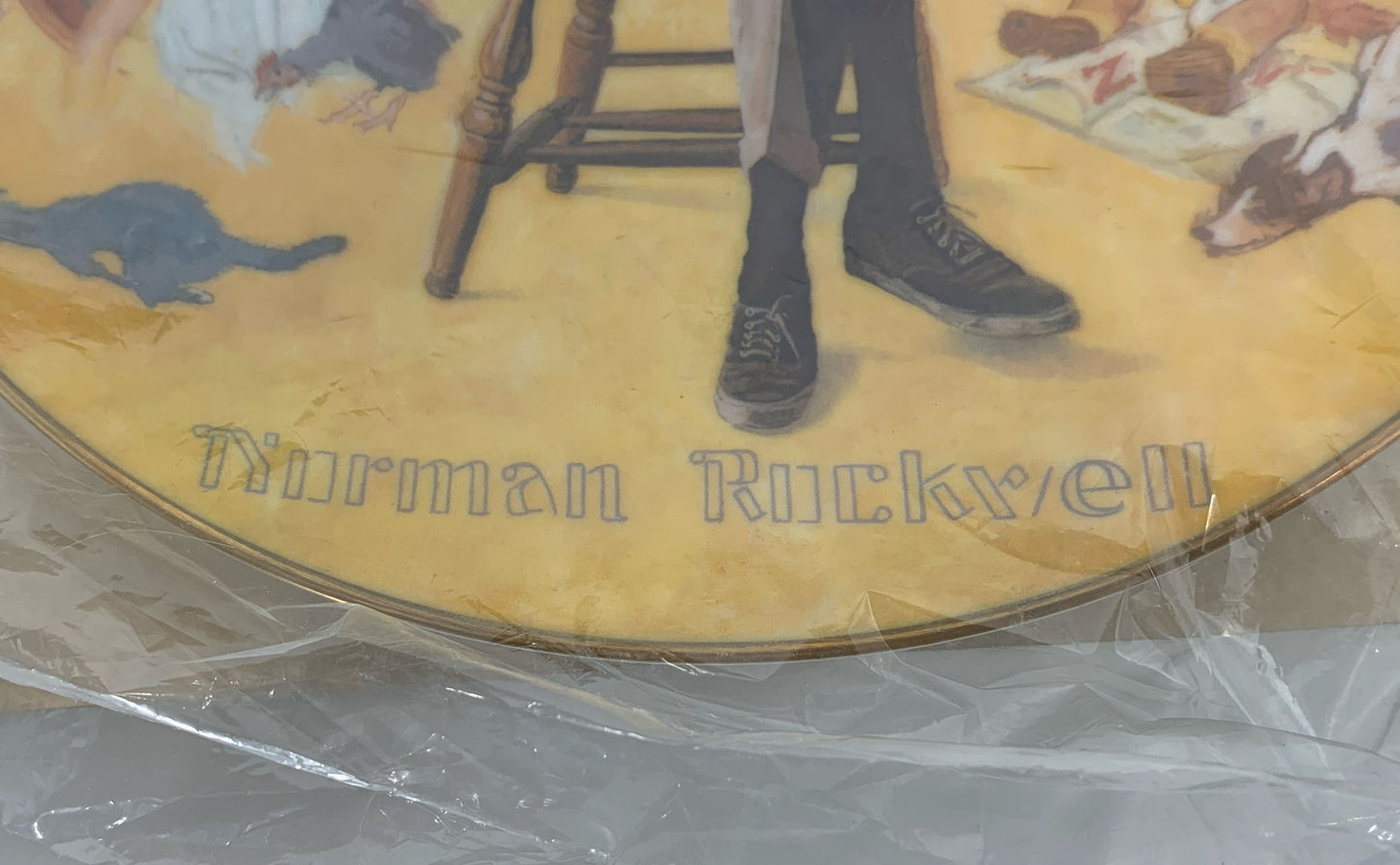 Vintage Norman Rockwell Remembered 1979 Limited Edition Commemorative Plate