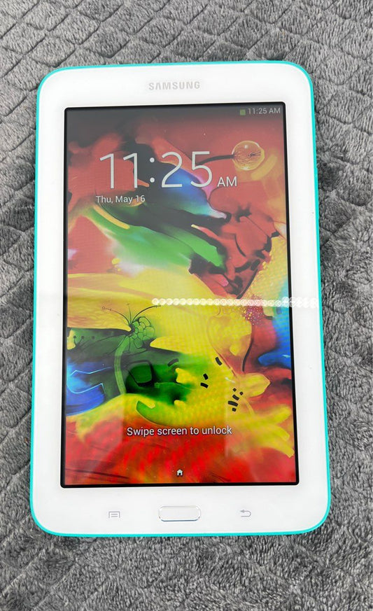 Samsung Galaxy Tablet Model SM-T110 8GB-Wi-Fi 7" Screen-Tab 3 Lite-Teal