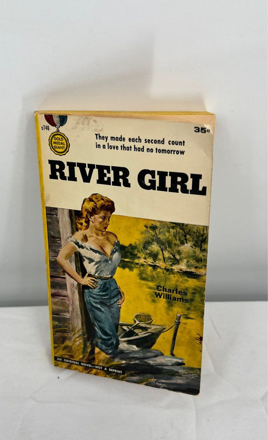River Girl By Charles Williams Vintage Paperback-Original Novel-Copyright 1950's