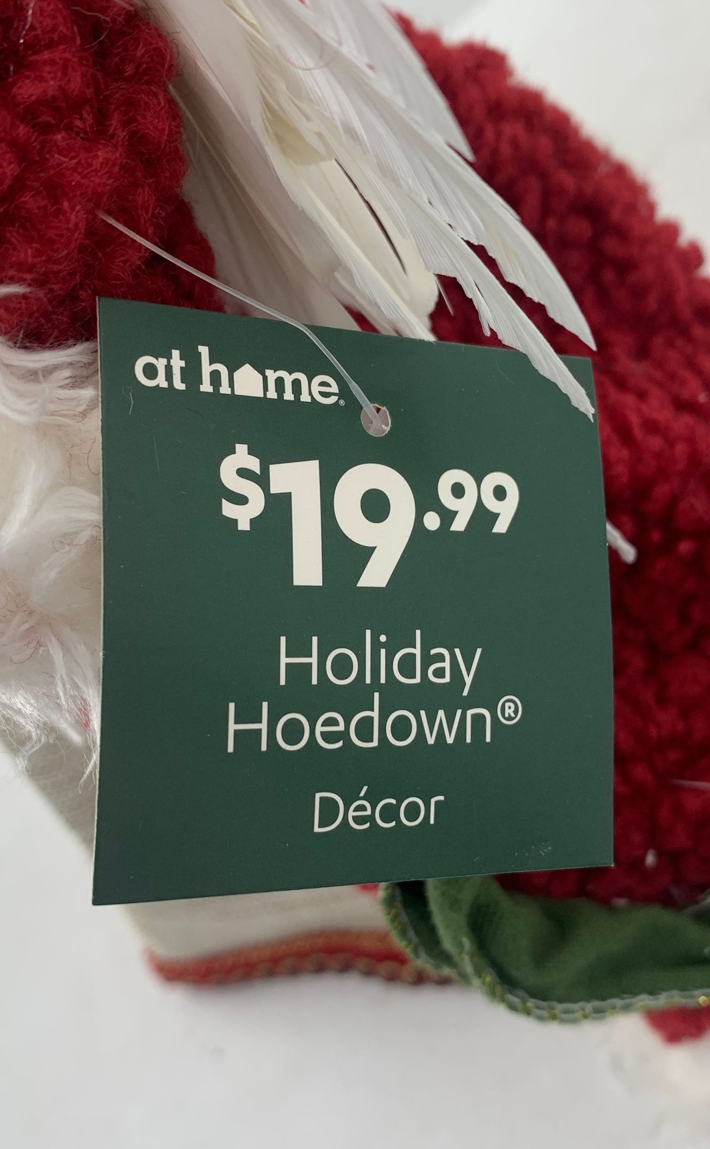 At Home Brand New Holiday Hoedown Angel Christmas Tree Topper