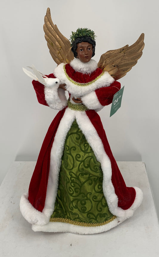Brand New At Home Grace Mitchell 20" Angel Christmas Tree Topper