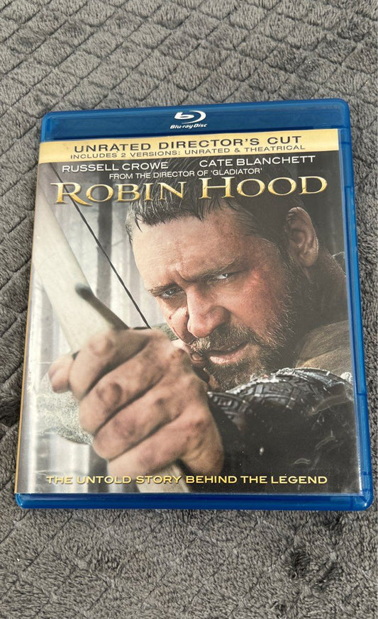 Robin Hood 2010 Unrated Director's Cut-2 Versions: Unrated & Theatrical