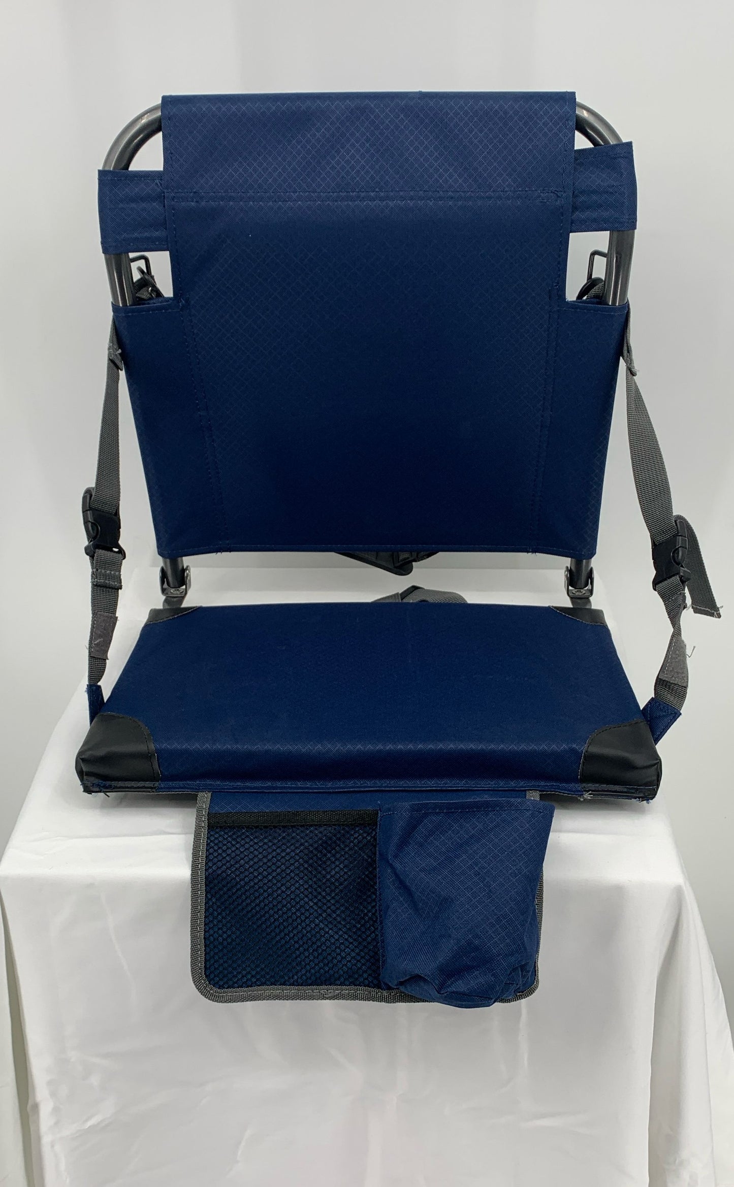 Crane Bleacher Seats Folding Stadium Seats, Camping Chair With Pockets Set Of 2