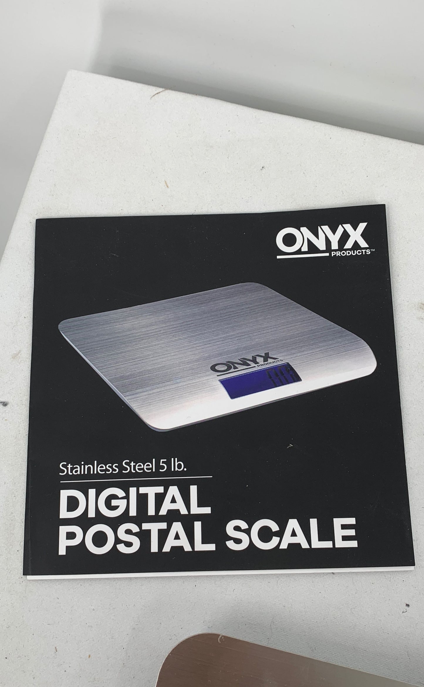 Onyx Stainless Steel 5 lb Digital Postal Scale