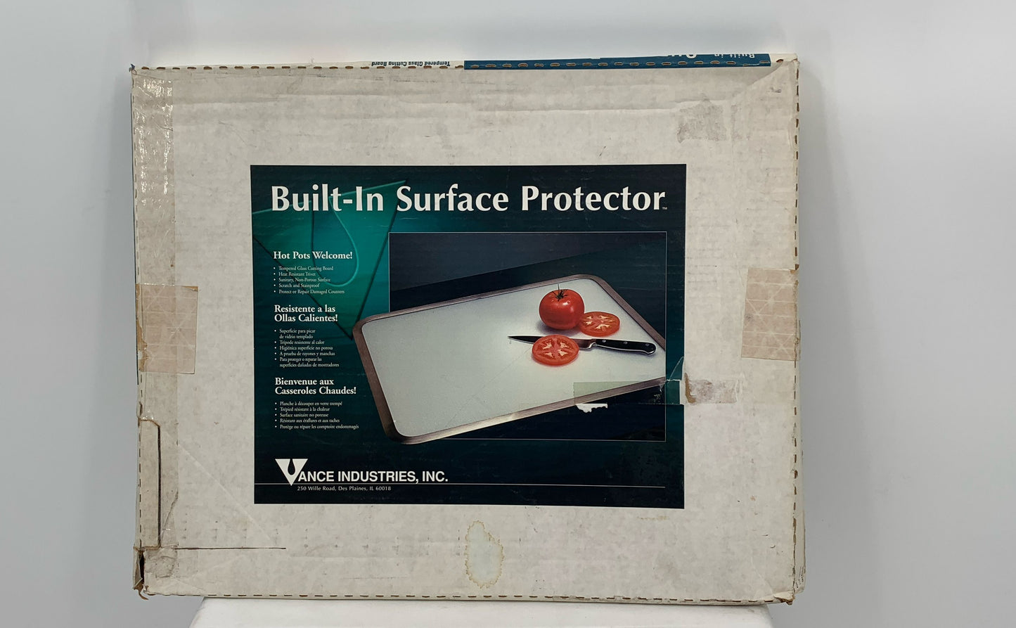 Vance Stainless Steel And Tempered Glass Built-In Surface Protector 16.5"x21"