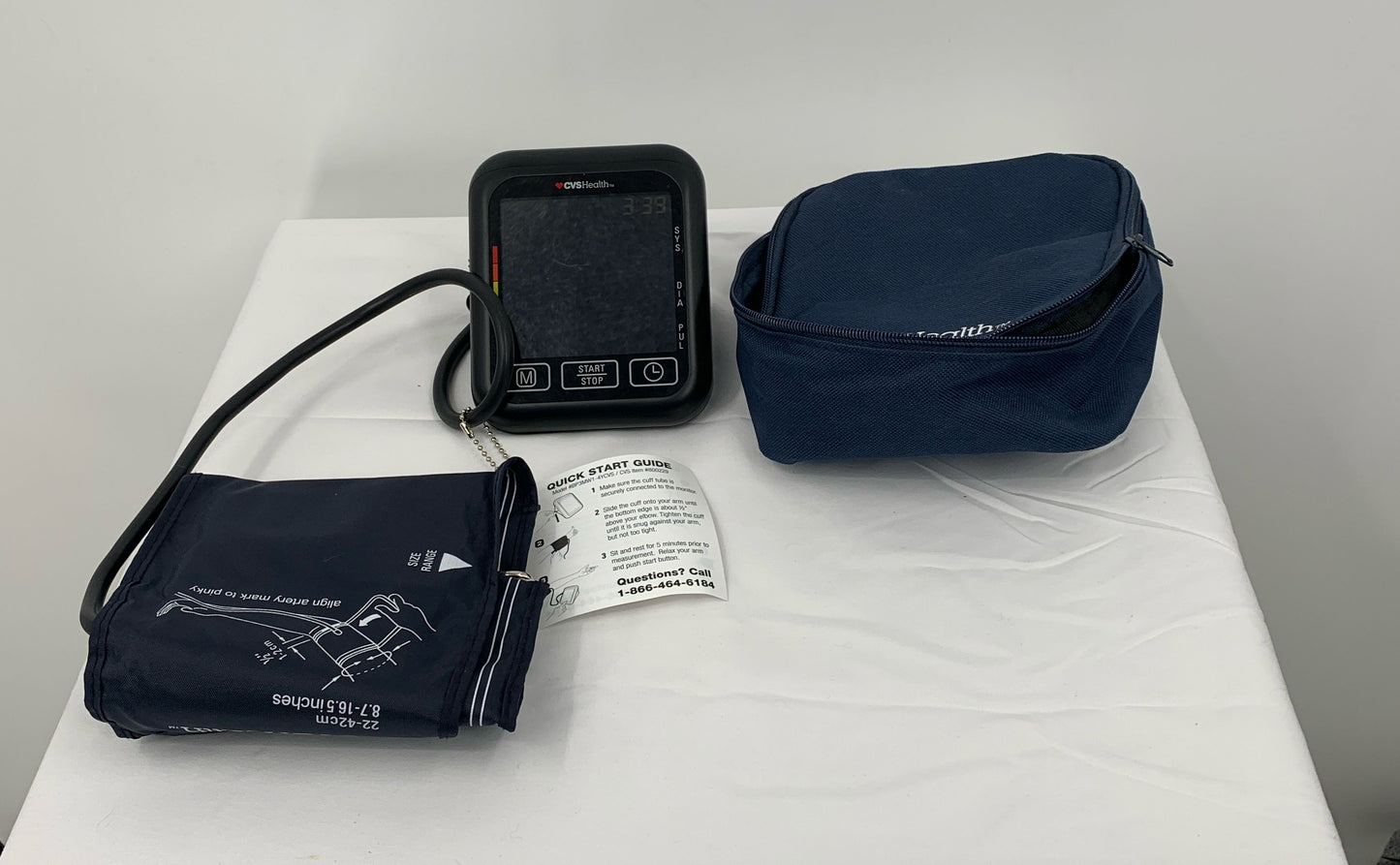 Cvs Health #800229 Series 800 Upper Arm Blood Pressure Monitor Bluetooth