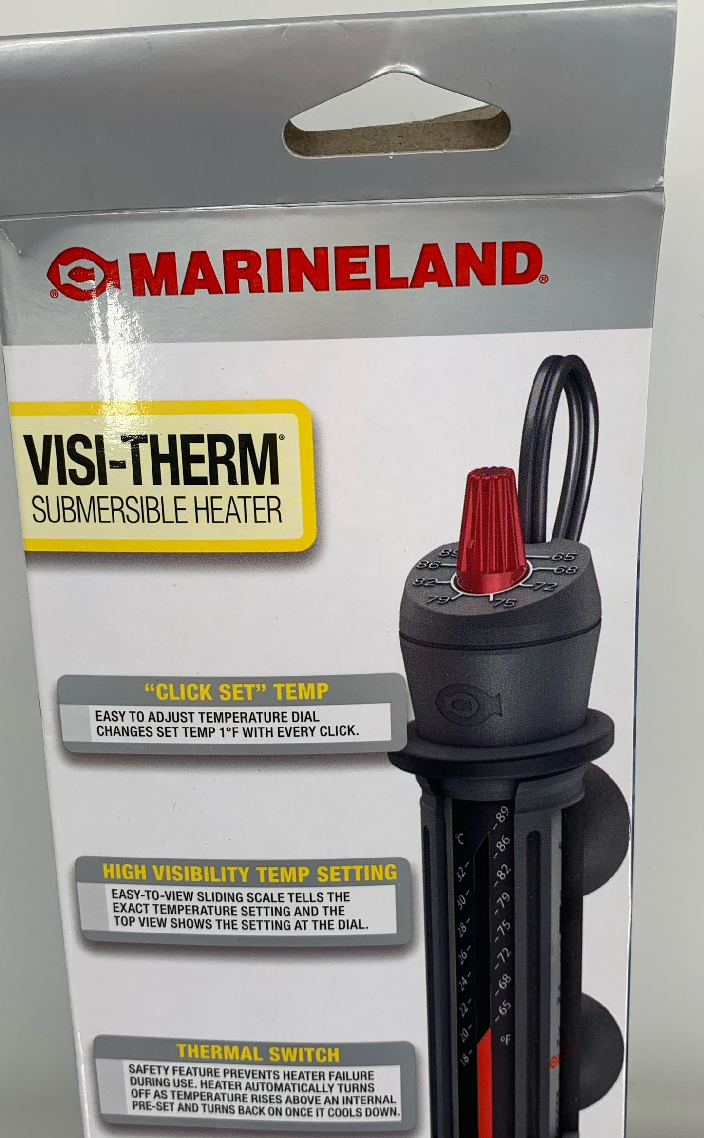 Marineland Visi-Therm Submersible Aquarium Heater 200 Watts