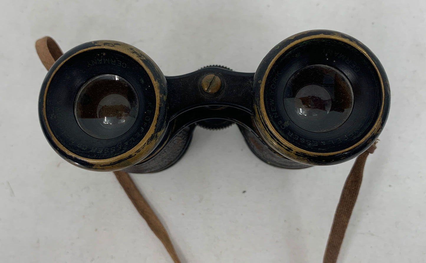 Keuffel & Esser Vintage Leather Wrapped Binoculars