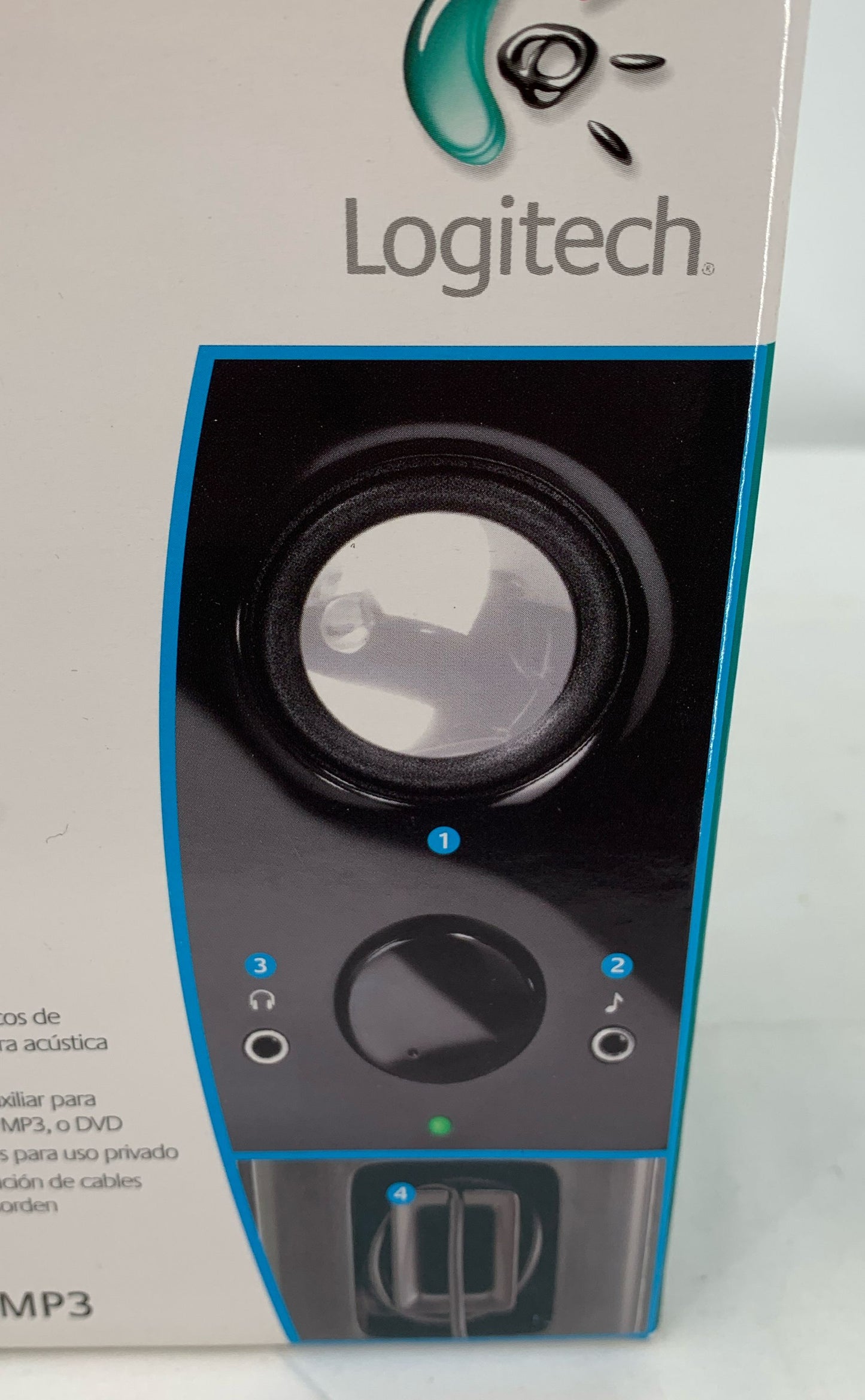 Logitech New LS11 2.0 Stereo Speaker System PC CD MP3 3.5 mm Jack MP3, CD, DVD