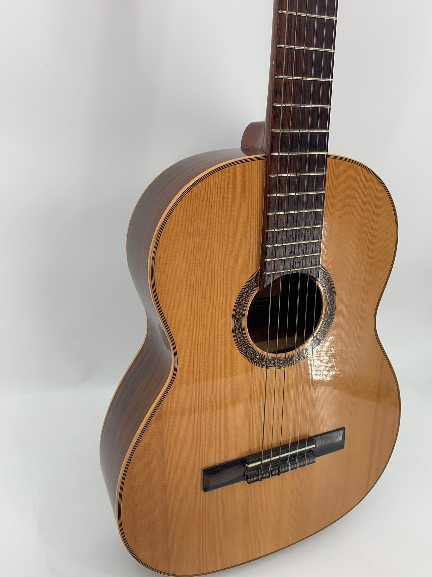 Giannini Model Awn 70 Classical Acoustic Guitar Brazil Serial# 12/165