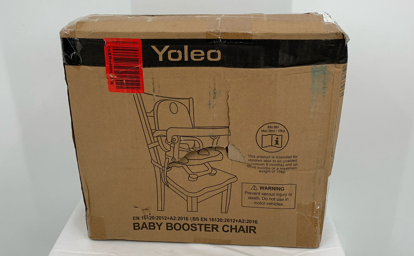 Yoleo Pink Baby Booster Chair With Tray And Seat Covers ACE1013