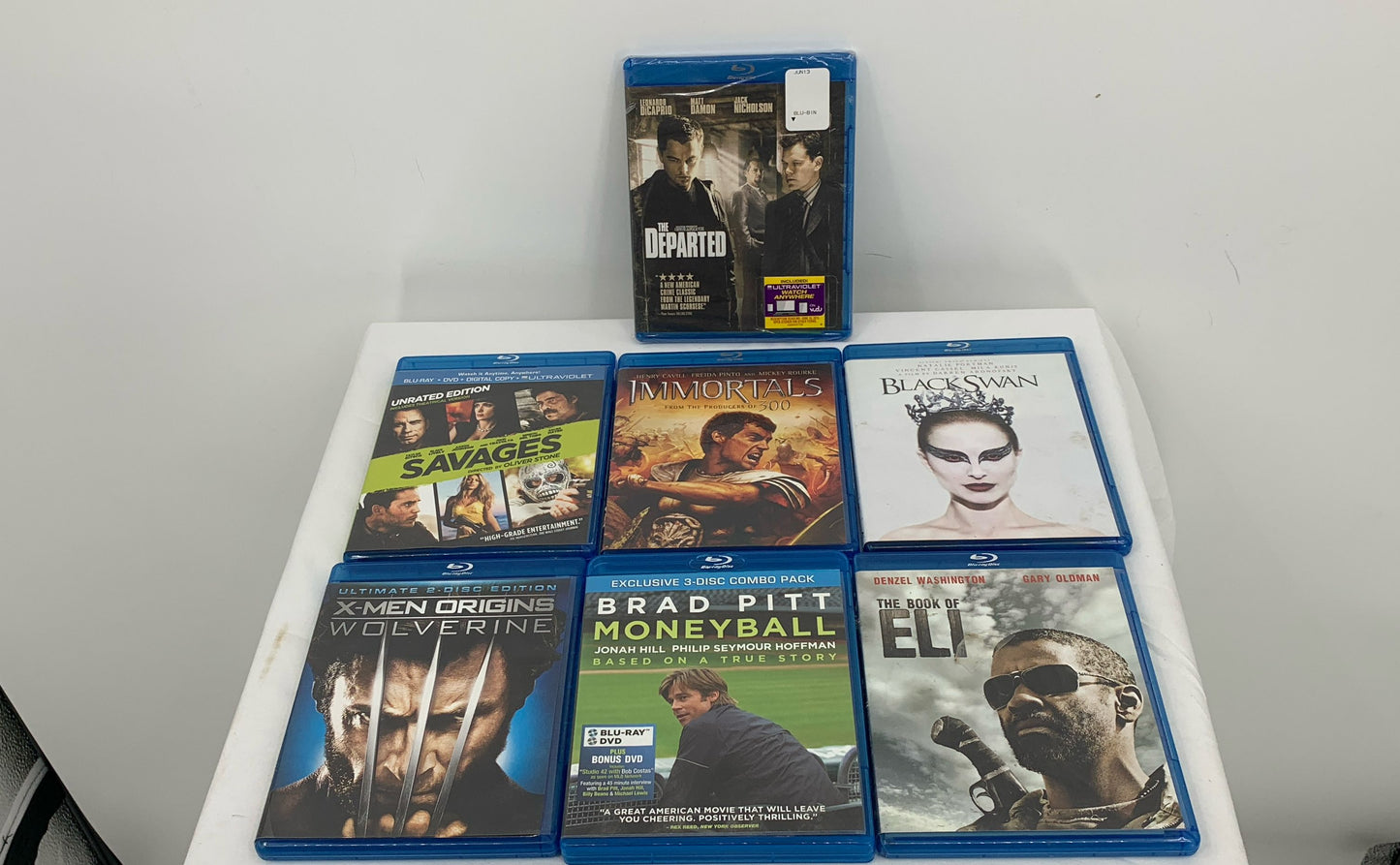 Various Titles Blu-Ray Discs Lot Of 7 Action/Thriller Movies