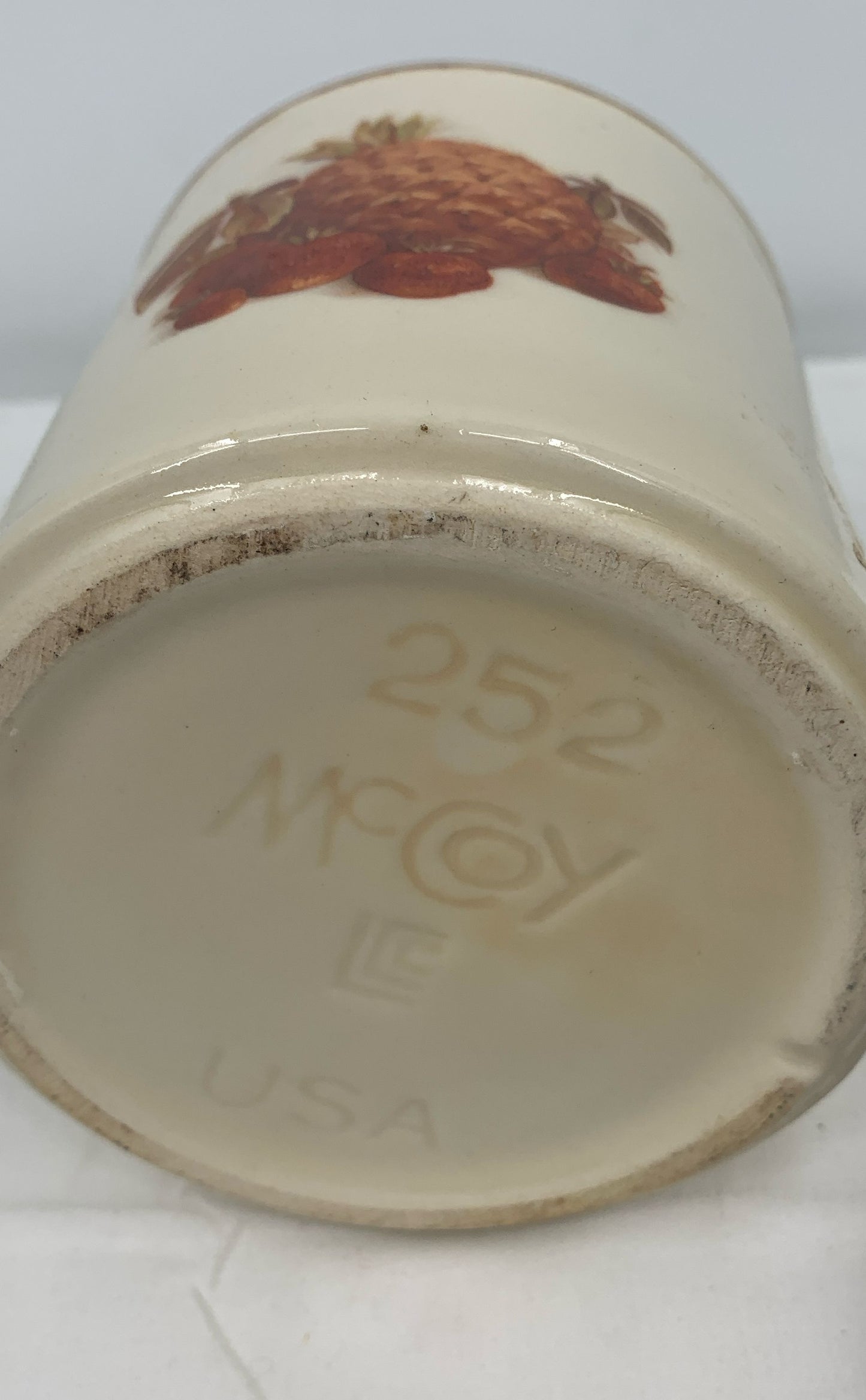 Vintage McCoy Pottery Canisters Made In U.S.A. No. 254 254 252 Lot Of 3