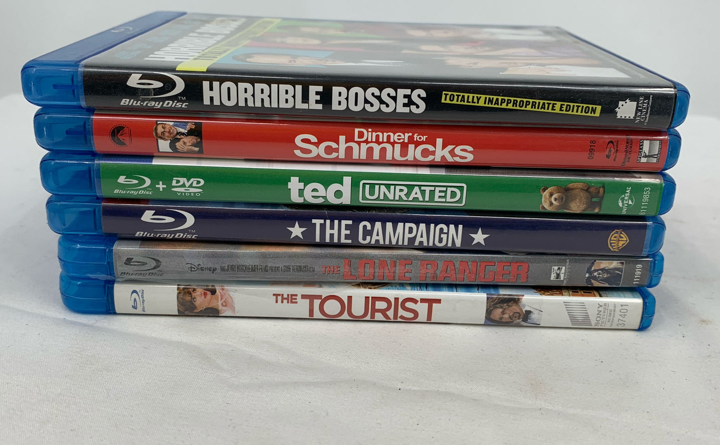 Various Titles Comedy/Thriller Movies Lot Of 6 Blu Ray Discs