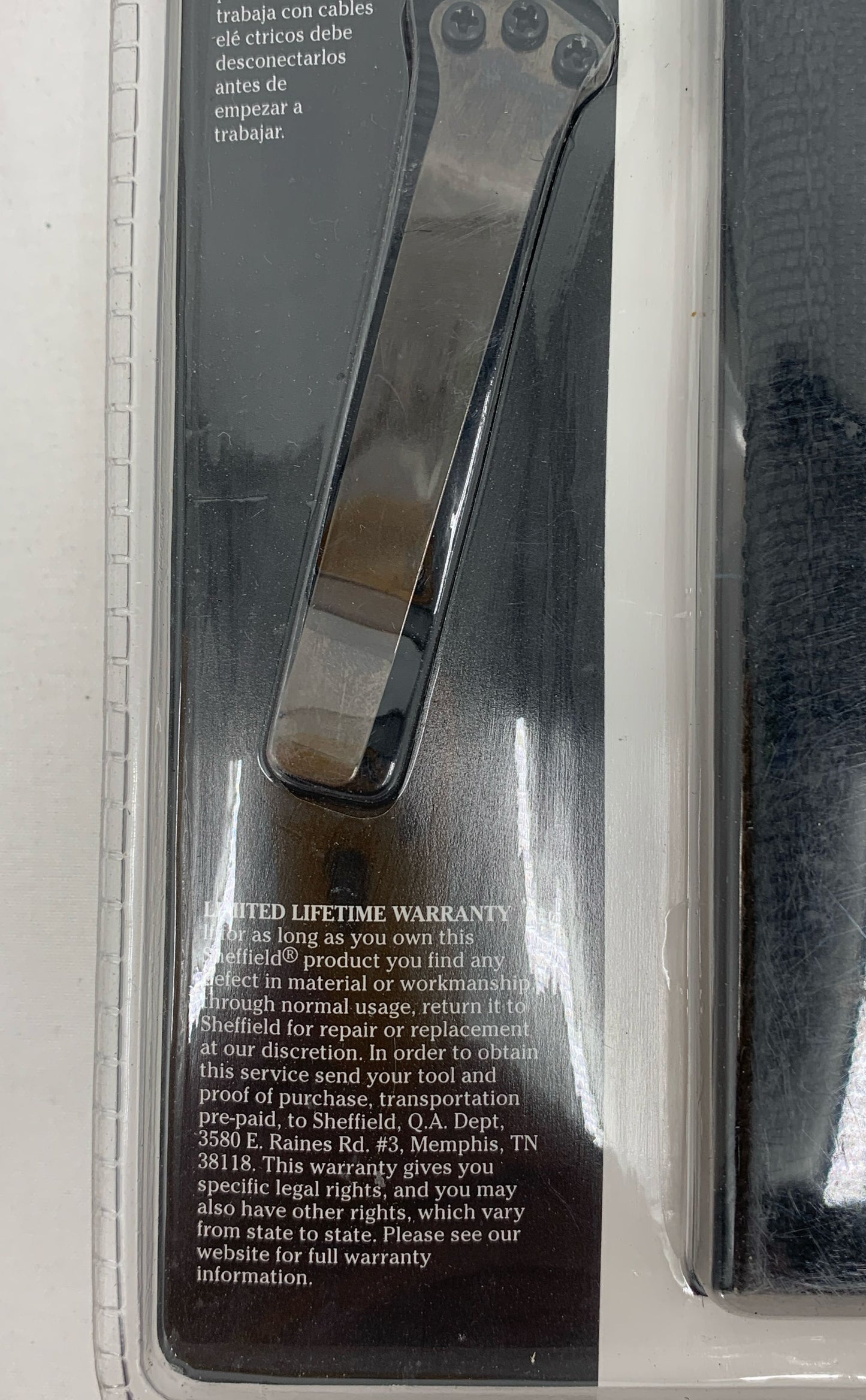 Sheffield Black Water Folding Pocket Knife 3.25 In Blade Brand New In Package