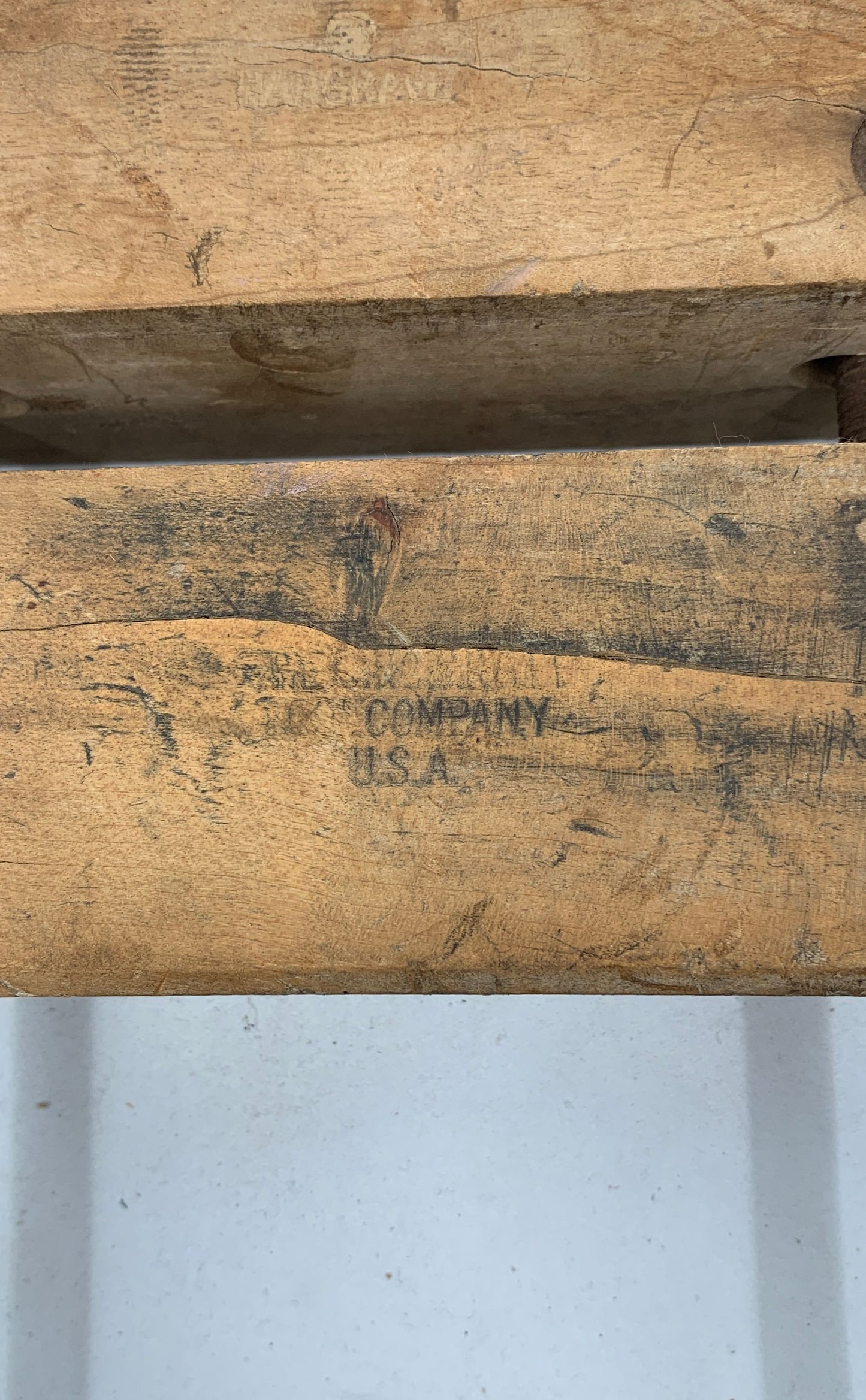 The Cincinnati Tool Company Antique Hargrave Wooden Clamp