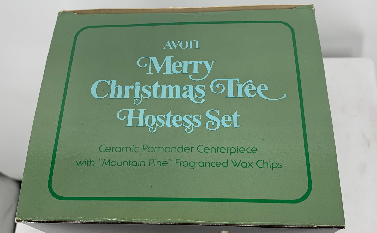 Avon Vintage 1970s Early 1980s Lot Holiday Hostess Set & Candle