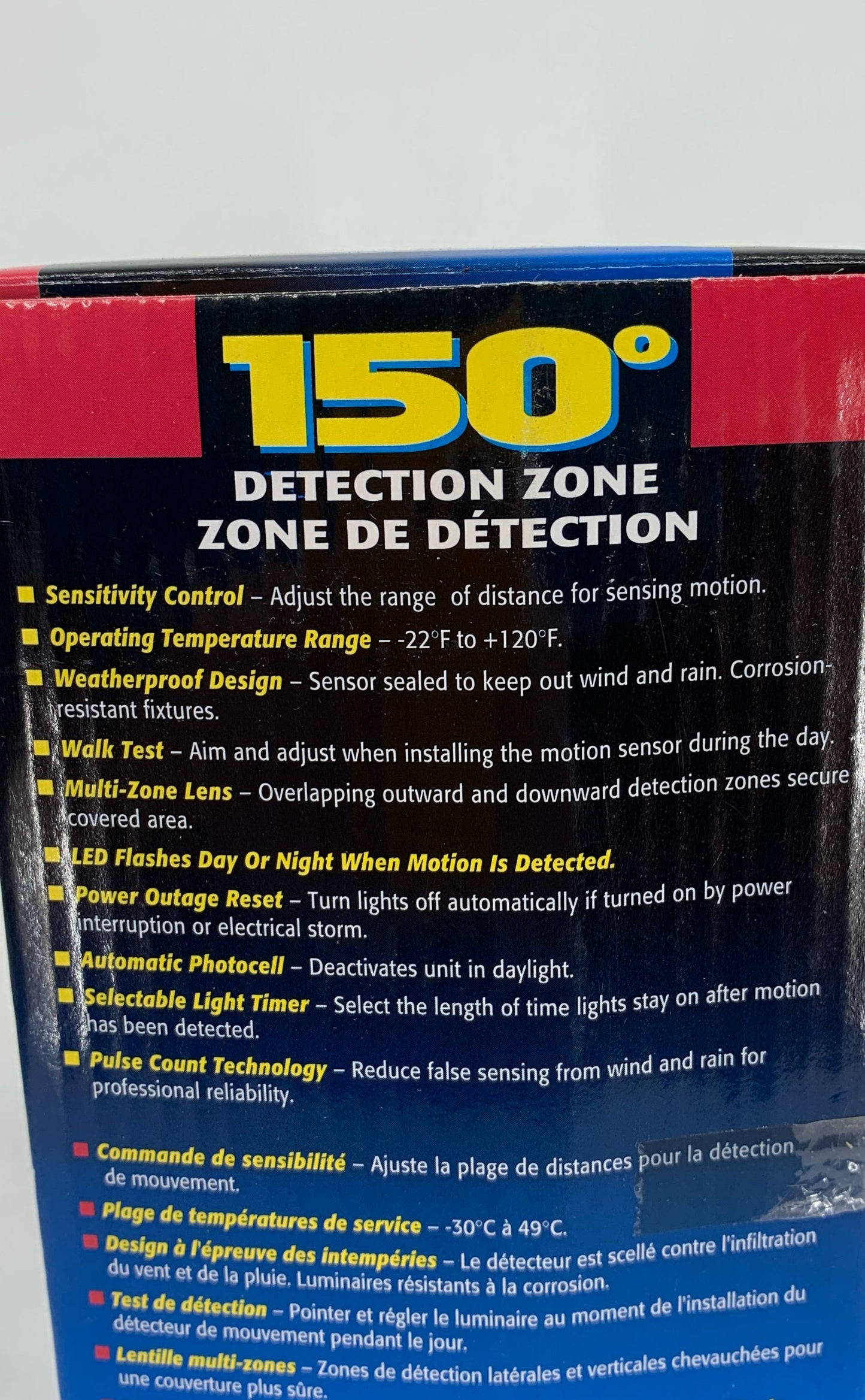 Heath Zenith Motion Sensor Security Light 150 Degree Detection Zone SL-5411-A