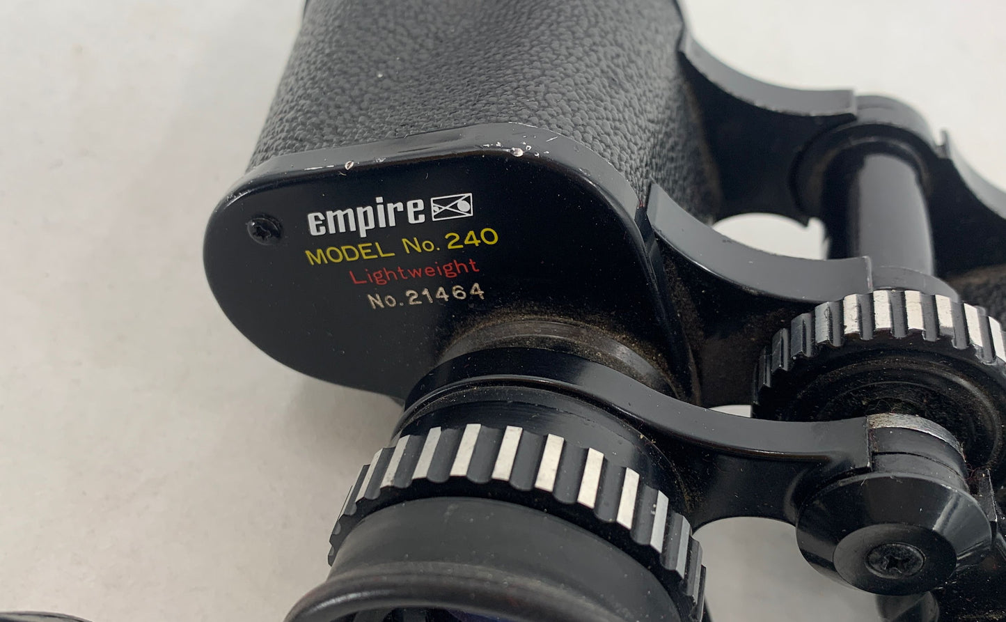 Empire Vintage Lightweight Fully Coated Optics Binoculars Model 240 No. 21464