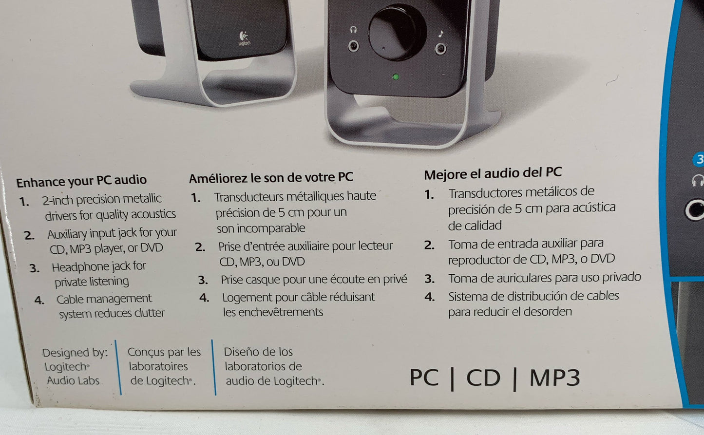 Logitech New LS11 2.0 Stereo Speaker System PC CD MP3 3.5 mm Jack MP3, CD, DVD