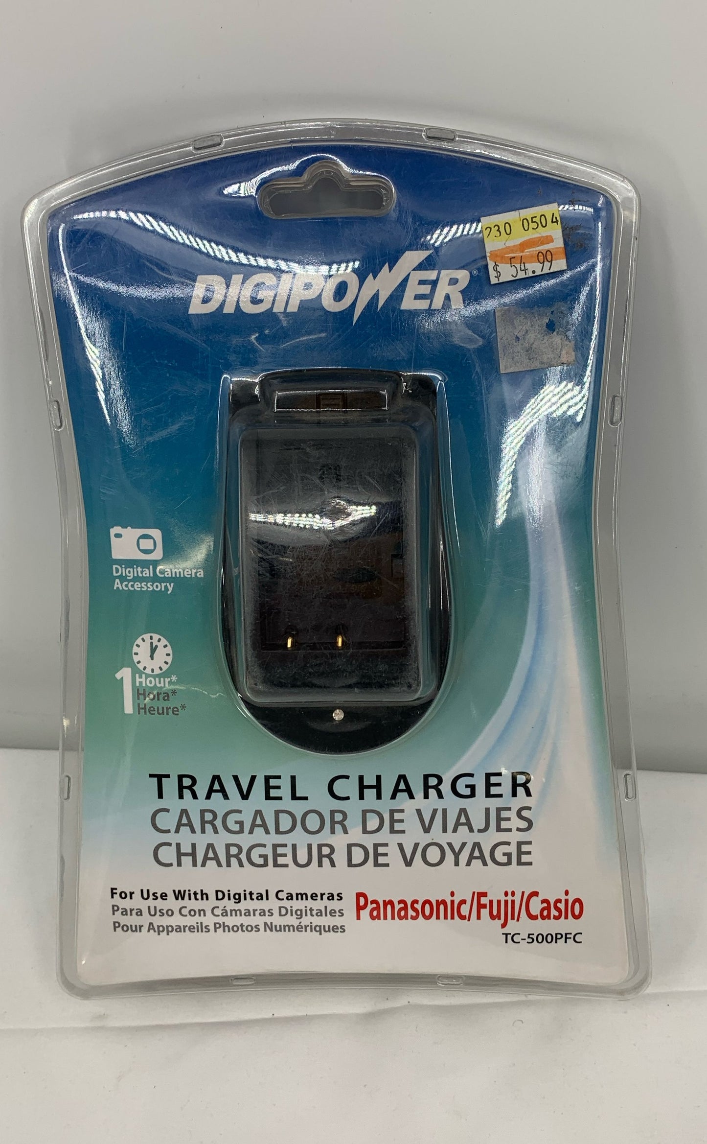 Digipower Travel Charger For Digital Cameras Panasonic/Fuji/Casio TC500PFC New
