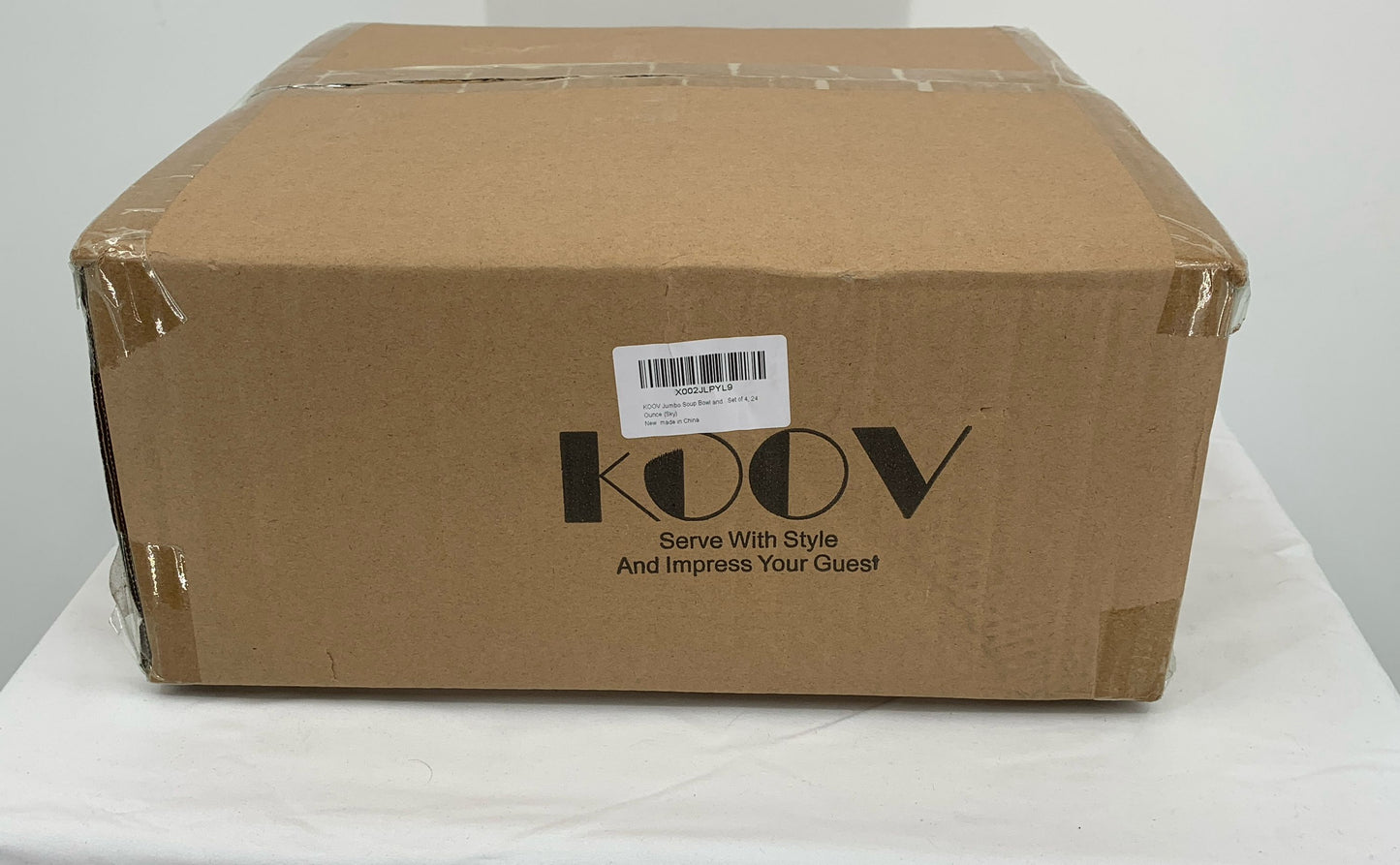 KOOV 24 Ounce Jumbo Soup Bowl Set Of 4 (Sky) Microwave & Dishwasher Safe