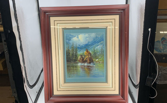 G. Harvey Framed "Early Spring Crossing" Limited Edition 1279/5000