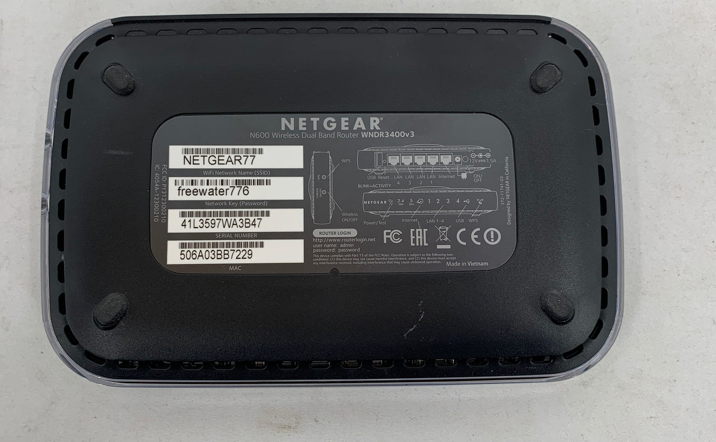 Netgear WNDR3400 N600 Wireless Dual Band Router