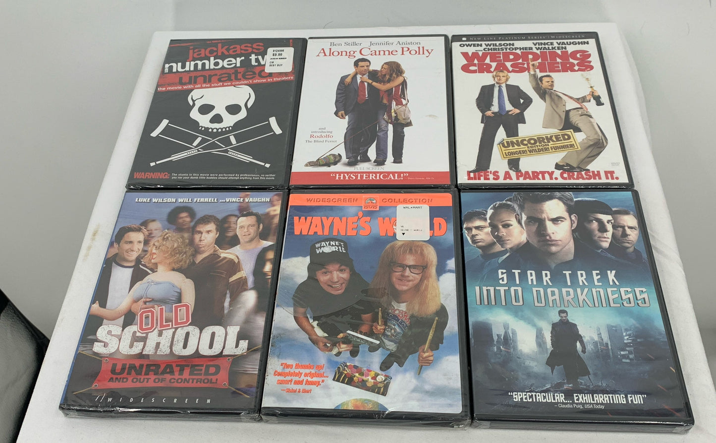 Various Titles Of DVD's Lot Of 6 Comedy-Brand New Still Sealed