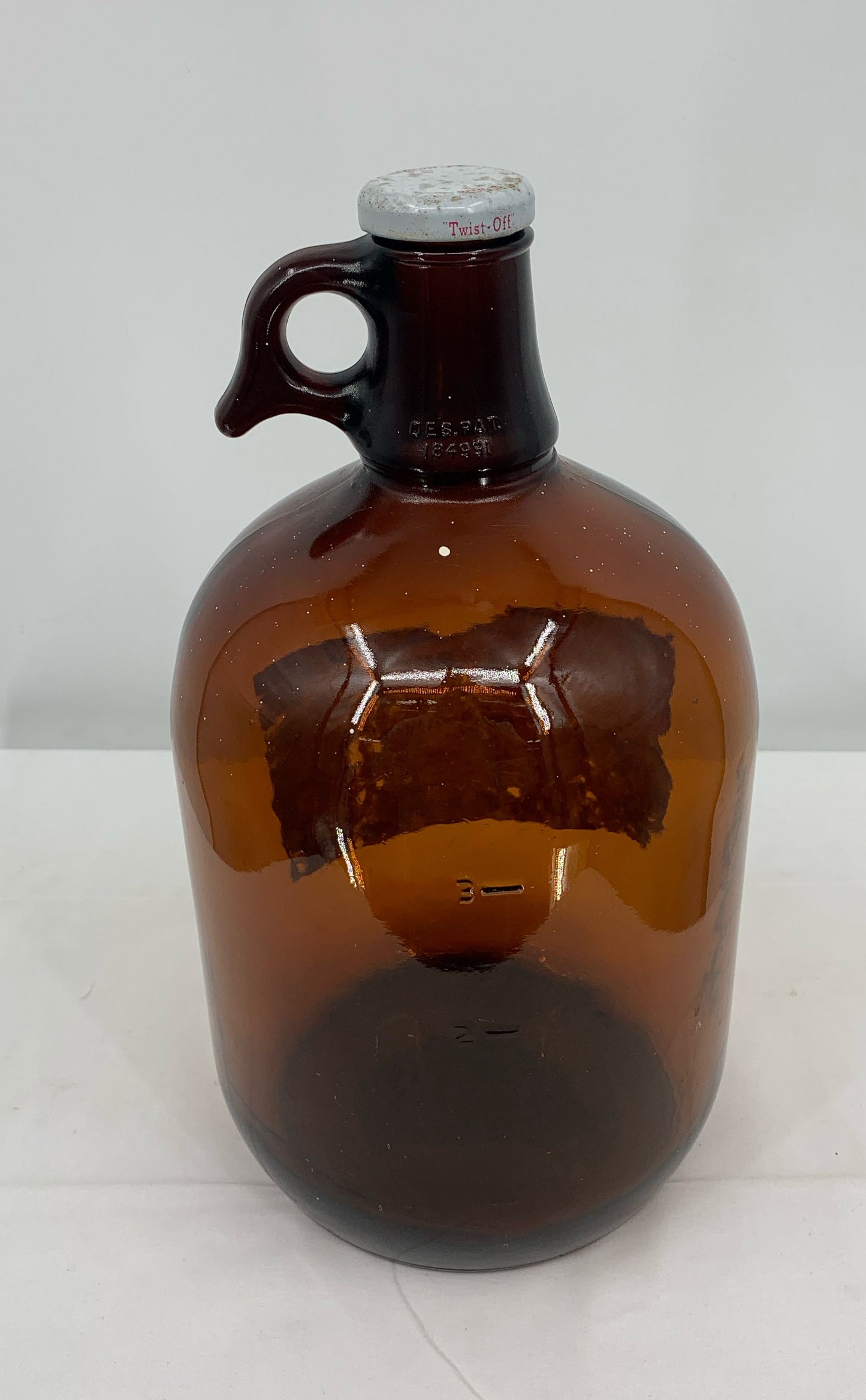 Vintage A&W Root Beer Amber One Gallon Jug With Twist Off Lid