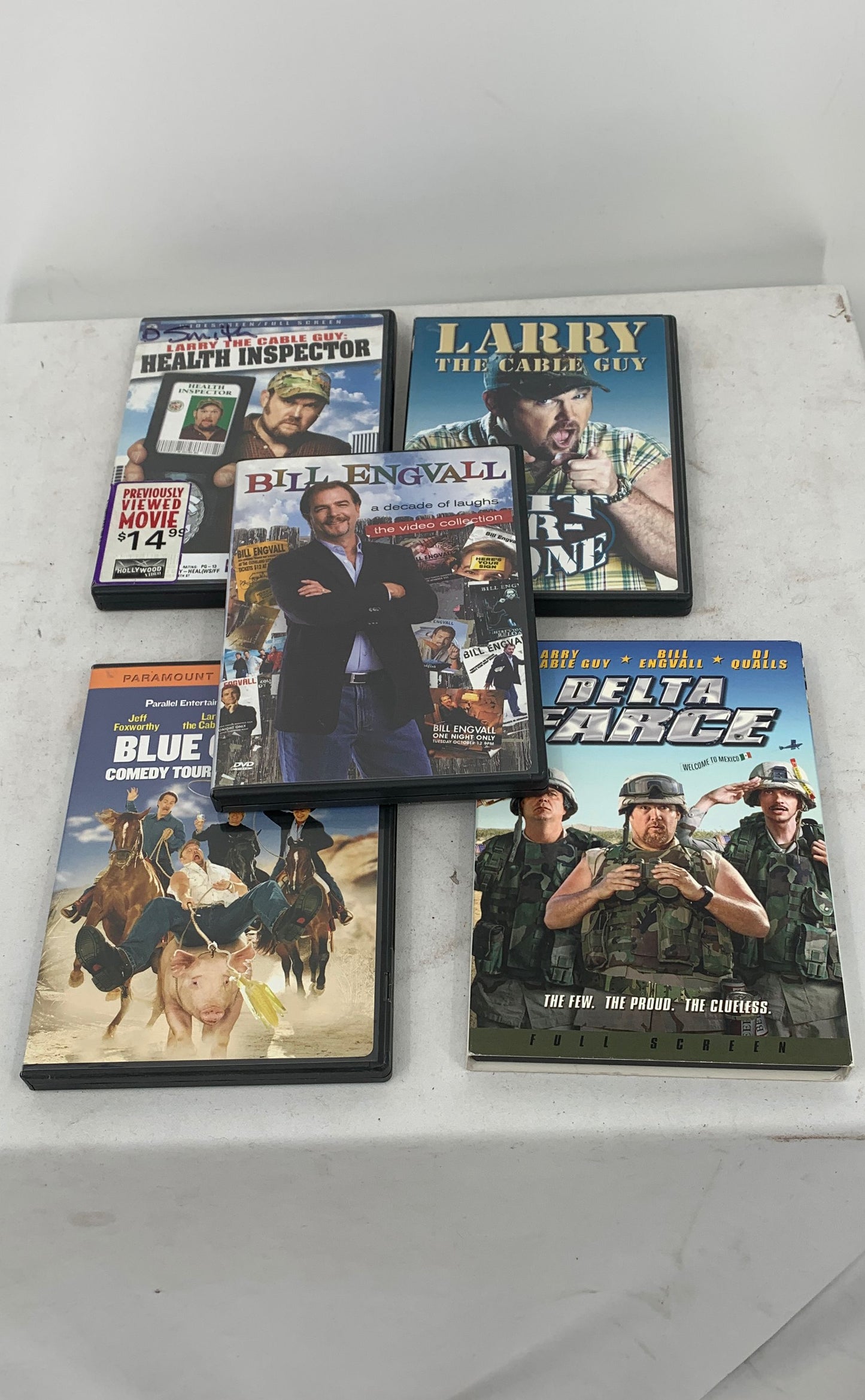 Larry The Cable Guy & Bill Engvall Comedy DVD Lot