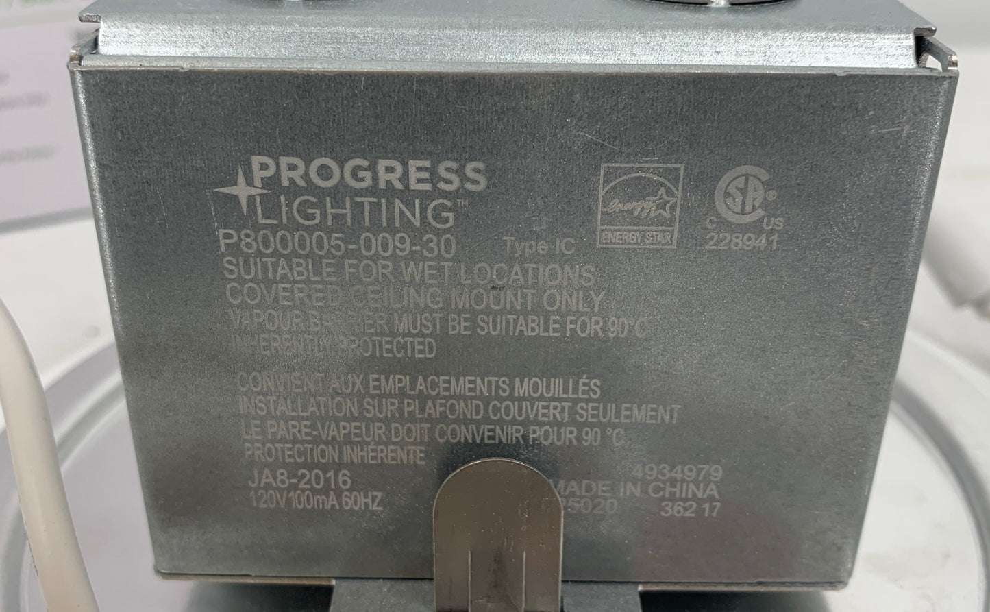 Progress Lighting Brushed Nickel Indoor LED 7" LED Recessed Edgelit P80000500930