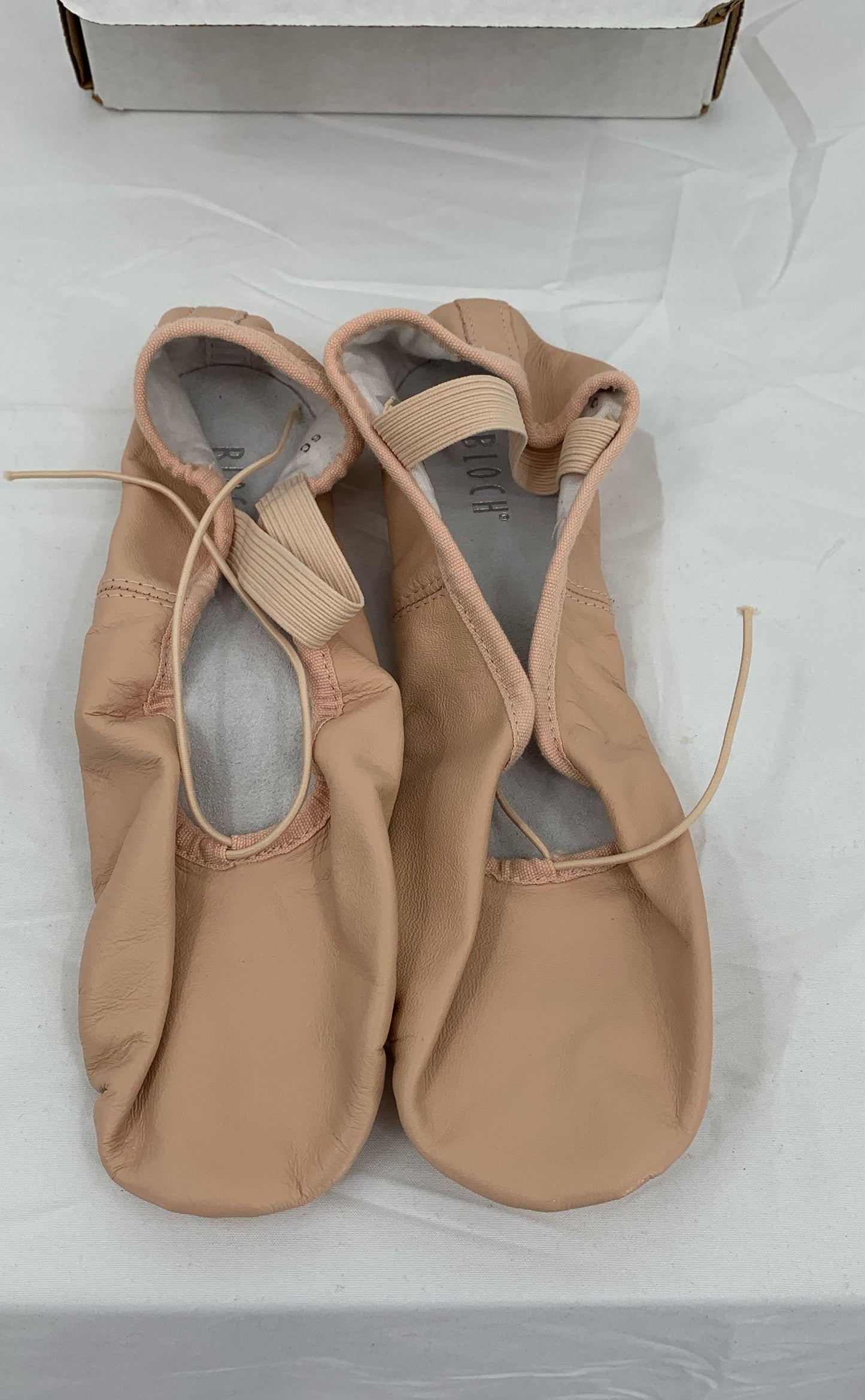 New Bloch Girl's Full Sole Leather Ballet Slipper/Shoe-Size 6C