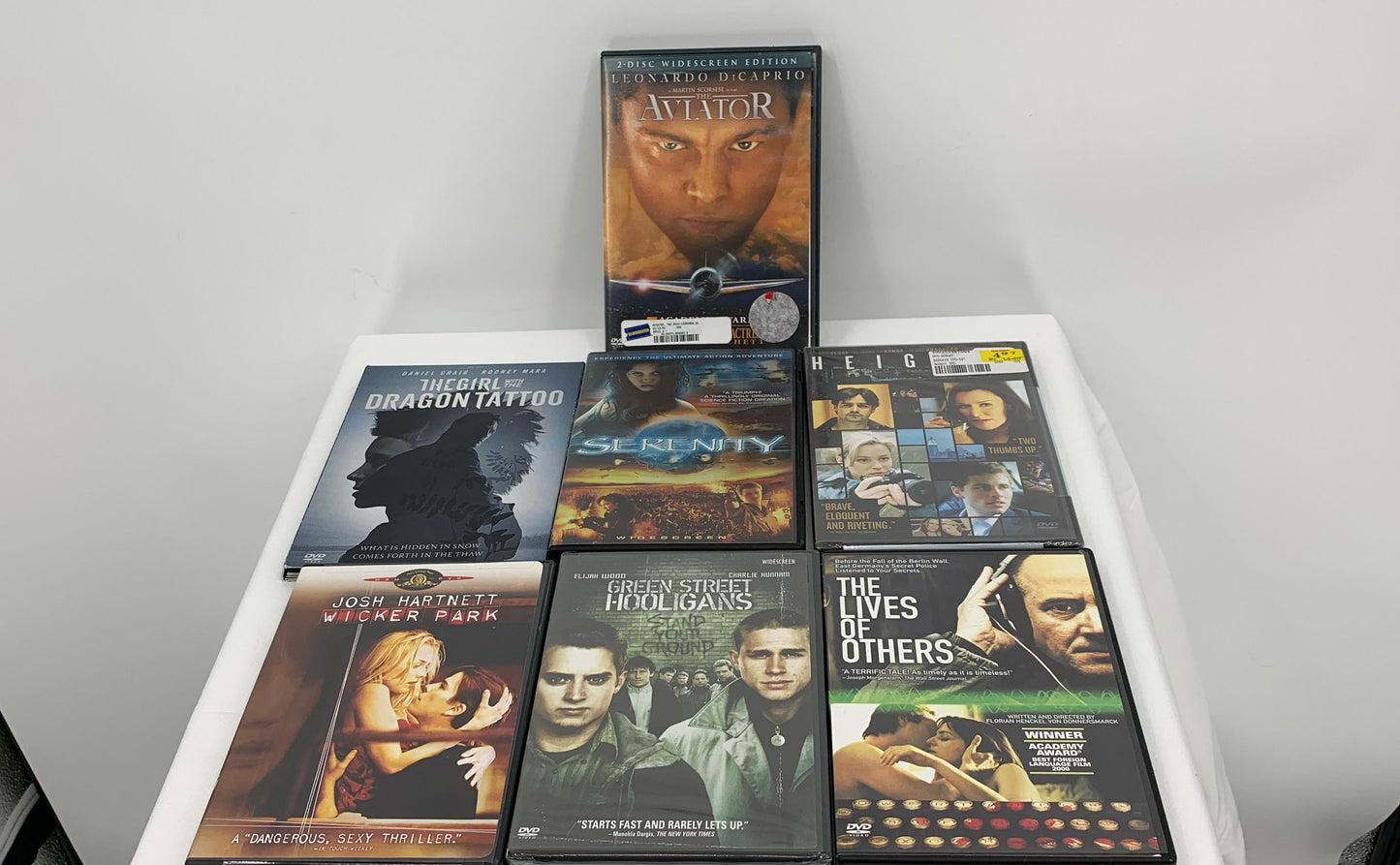 Thriller/suspense Various Titles Lot Of 7 DVD's