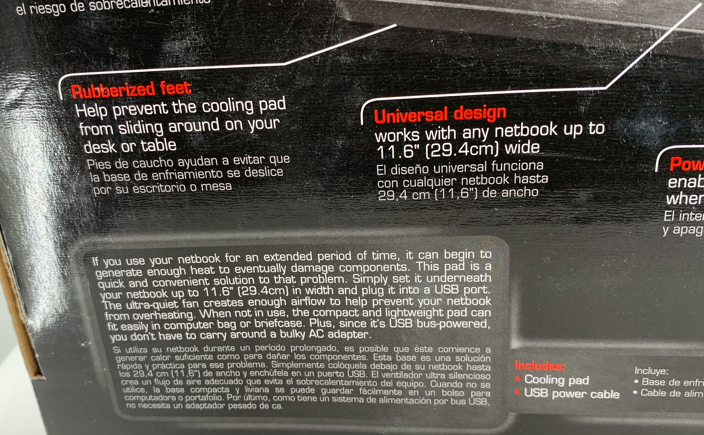 Gigaware New Netbook Cooling Pad Pc Mac USB 10A10 Ultra Quiet Fan
