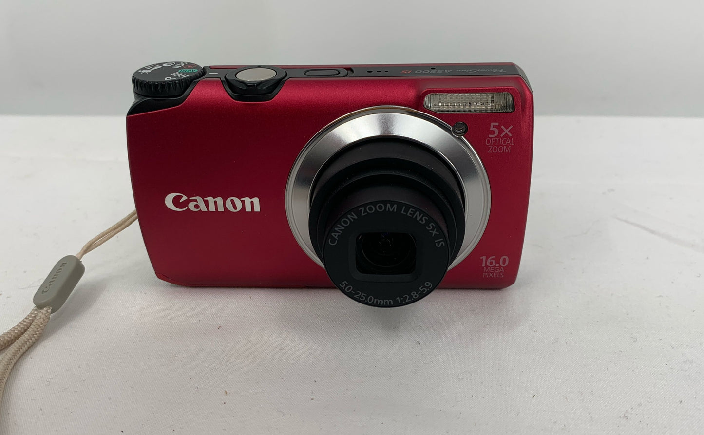 Canon Powershot A3300 IS 16 MP Digital Camera With 5X Optical Zoom Maroon